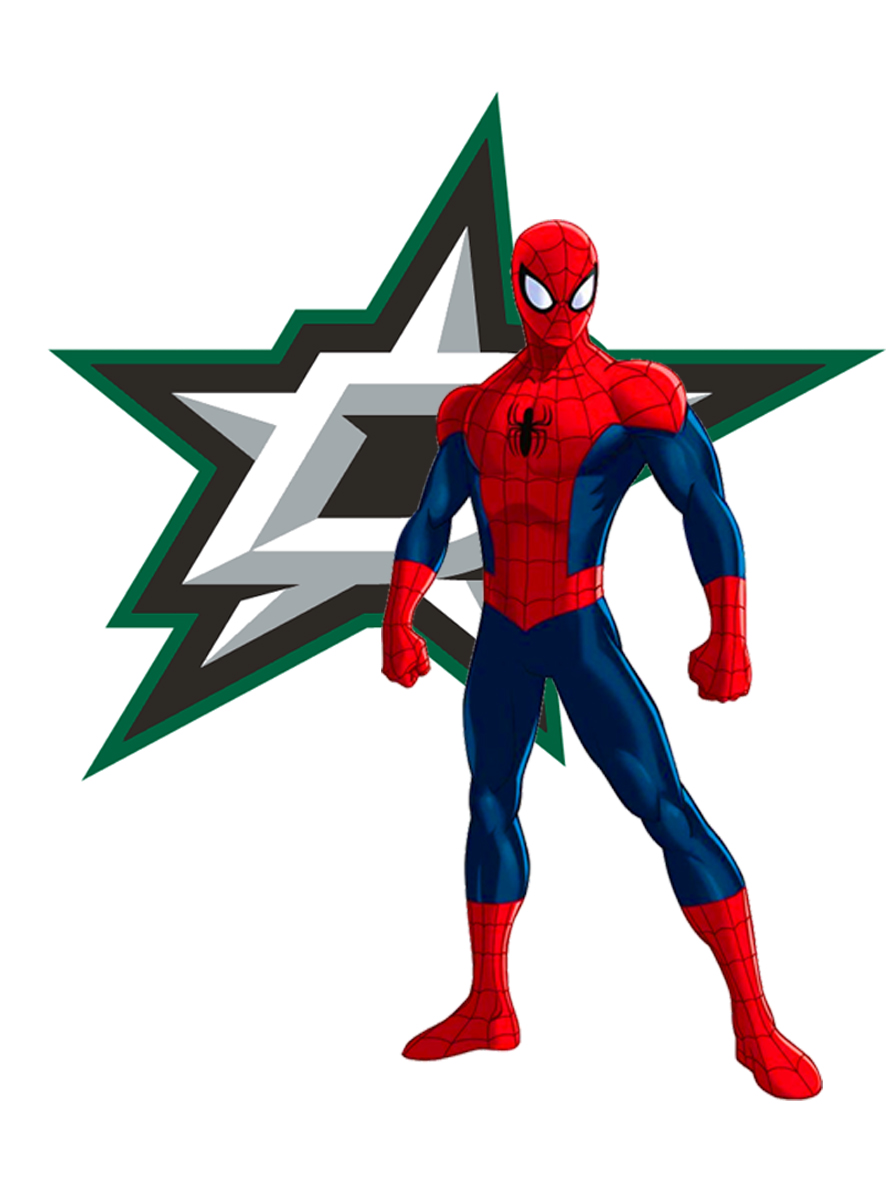 Dallas Stars Spider Man Logo vinyl decal